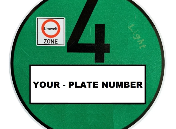 Umweltplakette (environmental sticker) for trucks in Germany