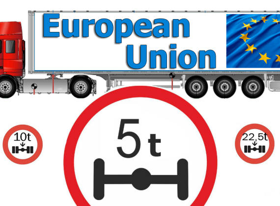 Permissible axle load for trucks in Germany: documents, regulations, calculations, and fines