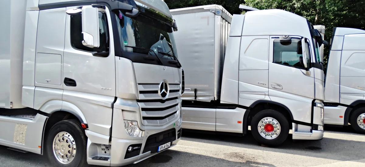 Truck service in Germany at truck repair shop 